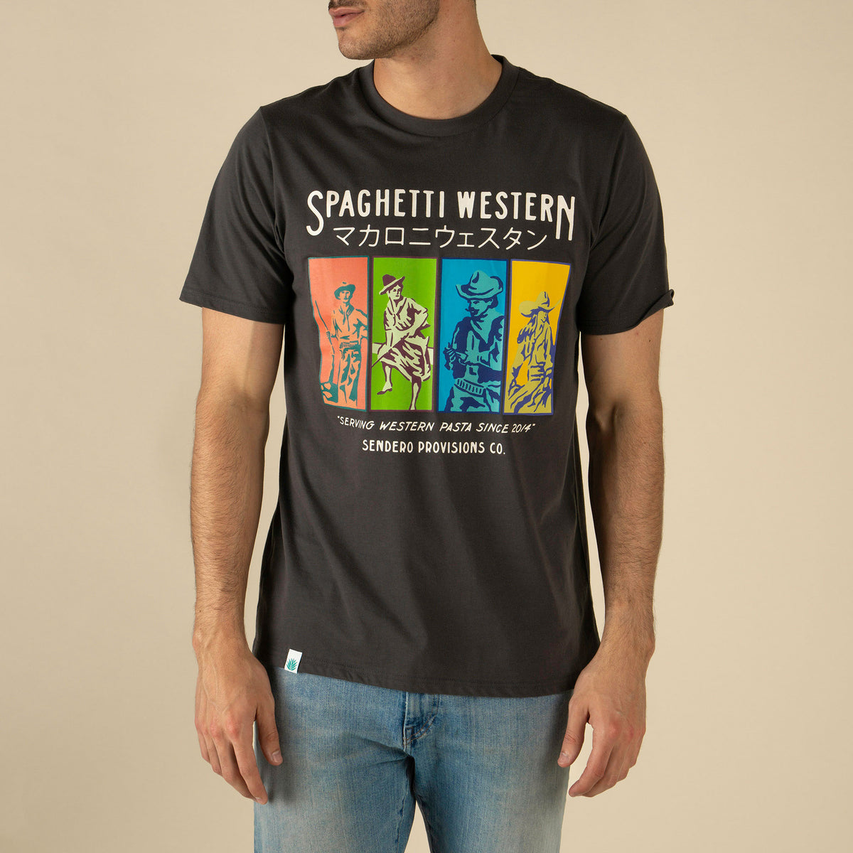 Spaghetti Western T-Shirt - Vintage Black