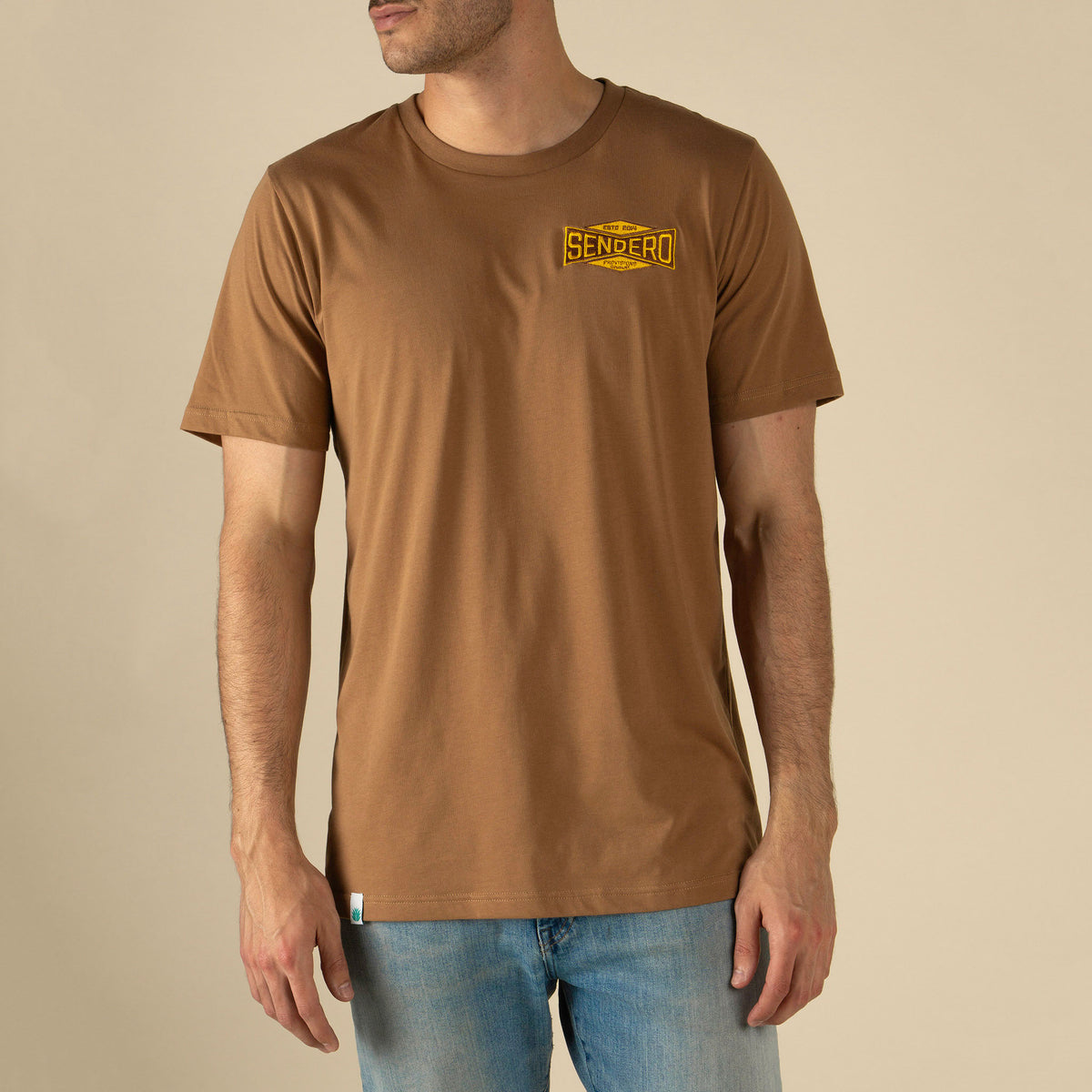 Old School T-Shirt - Light Brown