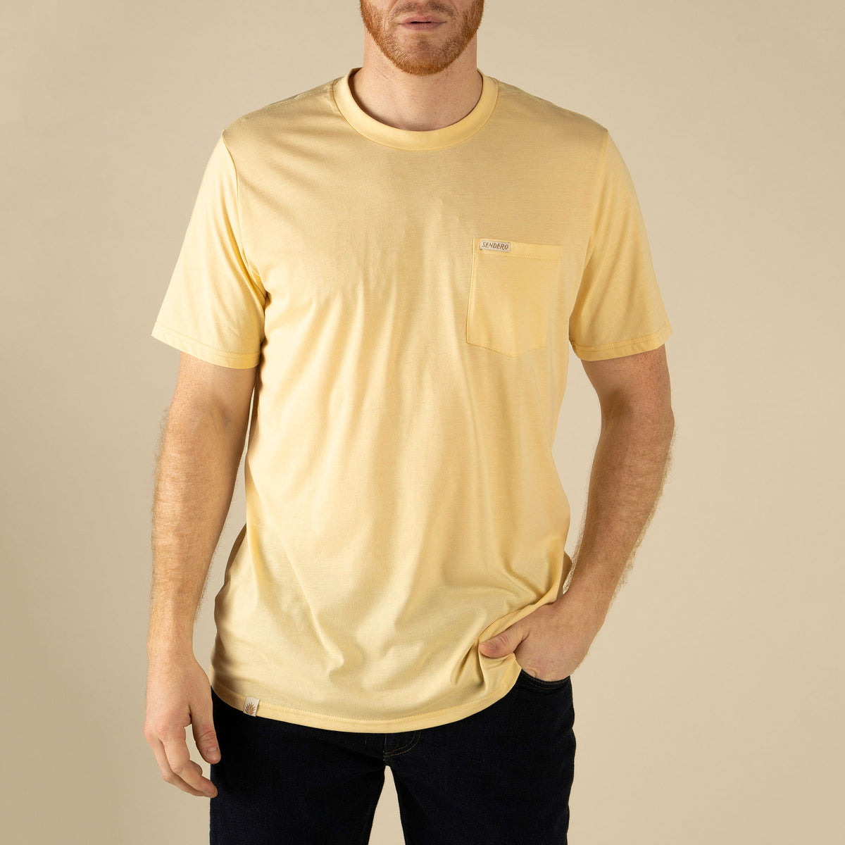 The Standard Pocket Tee - Cream