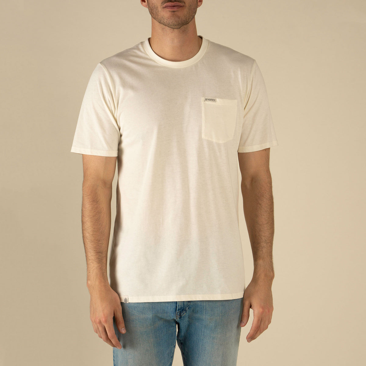 The Standard Pocket Tee - Vintage White