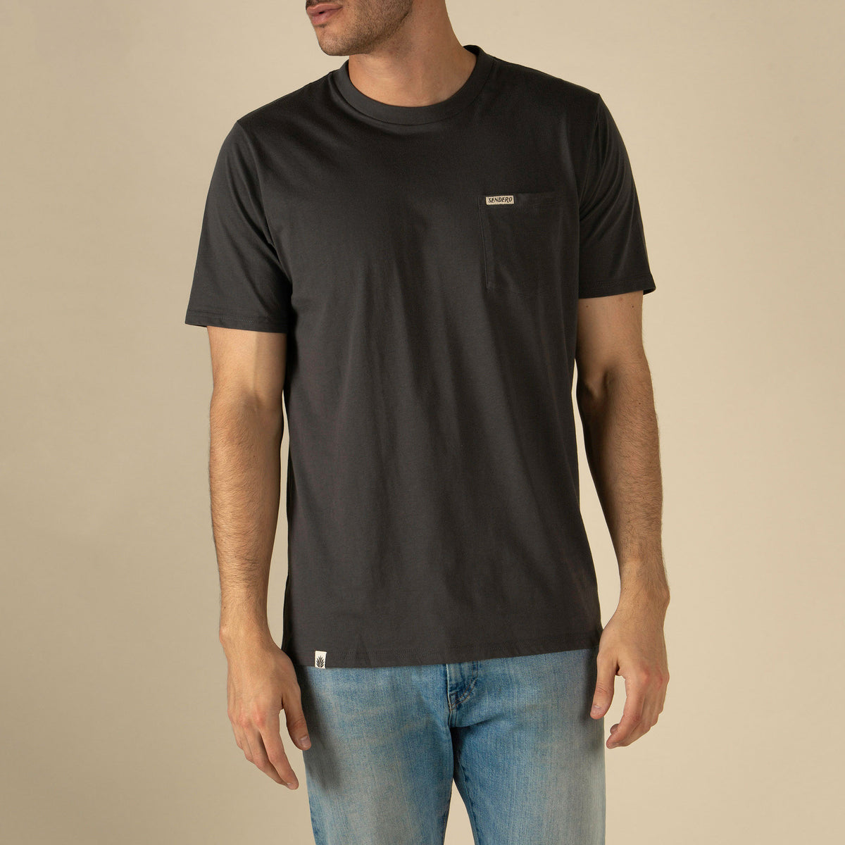 The Standard Pocket Tee - Vintage Black