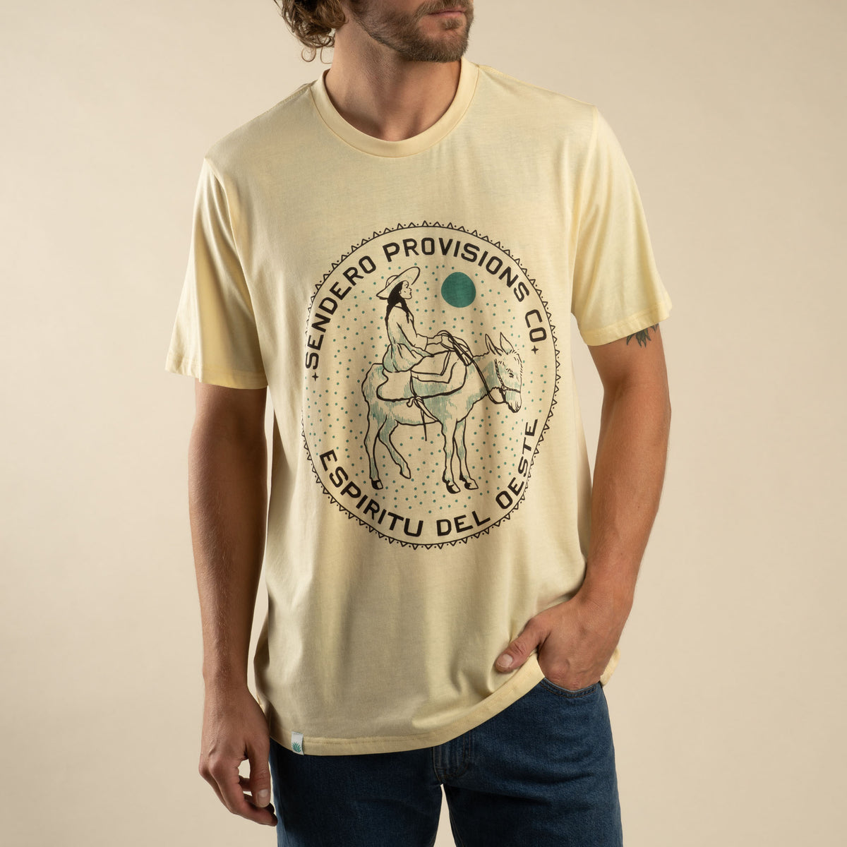 Burro Lady T-Shirt - Cream