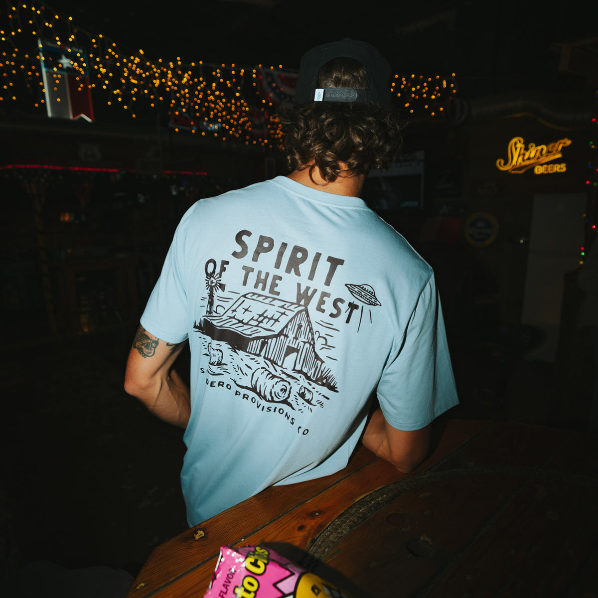 High Plains T-Shirt - Sterling Blue