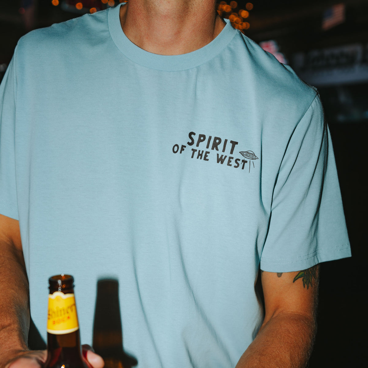 High Plains T-Shirt - Sterling Blue