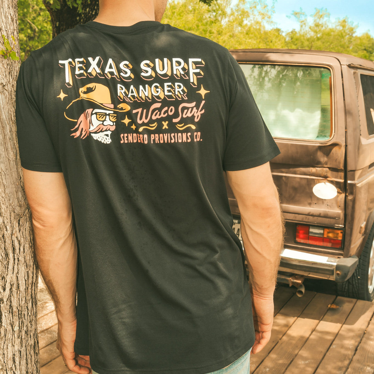 Sendero x Waco Surf Texas Surf Ranger T-Shirt