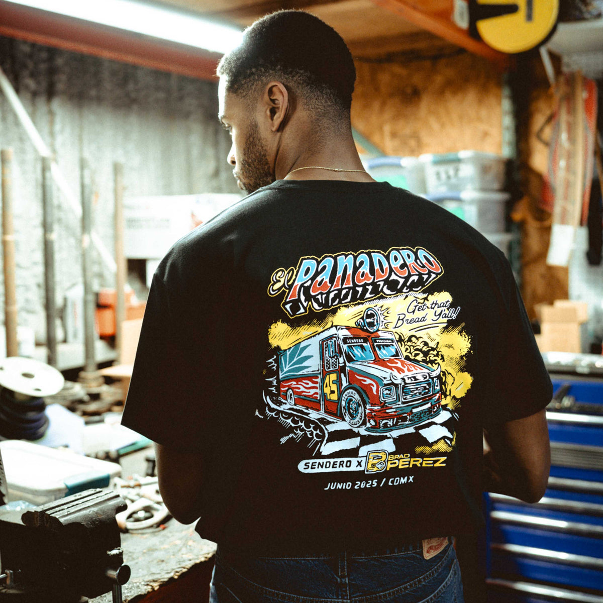 El Panadero Vintage T-Shirt - Black