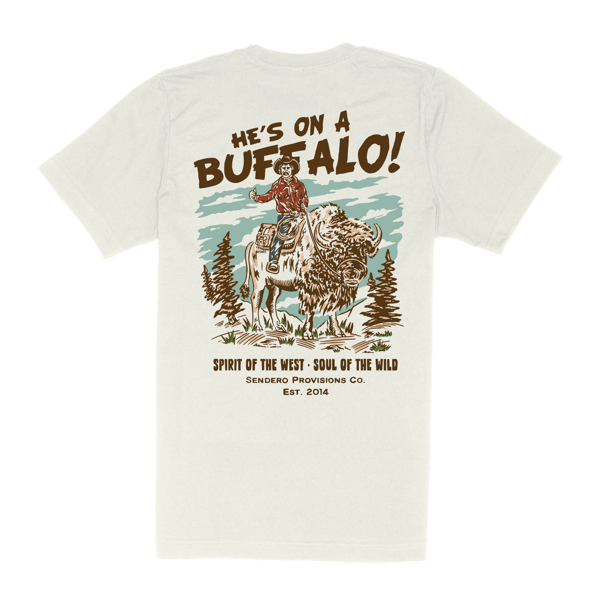 Buffalo T-Shirt - Vintage White