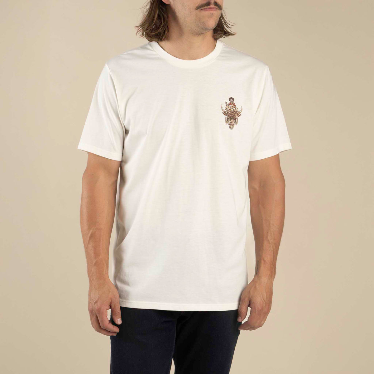 Buffalo T-Shirt - Vintage White