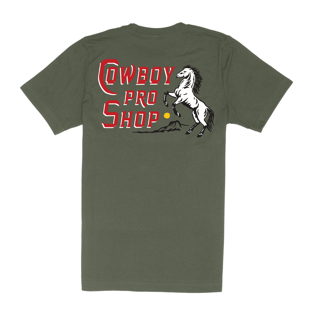 Cowboy Pro Shop T-Shirt - Army Green