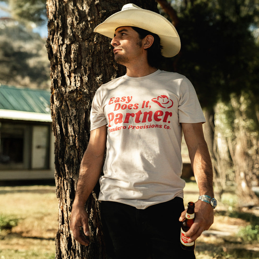 Easy Does It T-Shirt - Sand