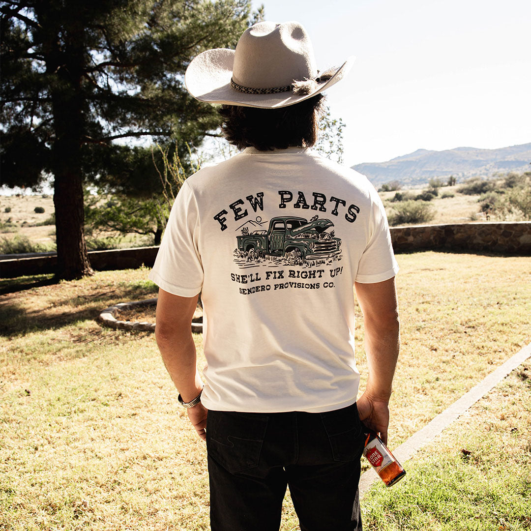 Few Parts T-Shirt - Vintage White