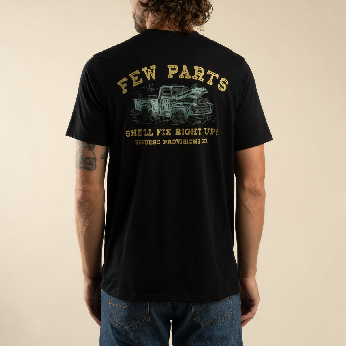 Few Parts T-Shirt - Black