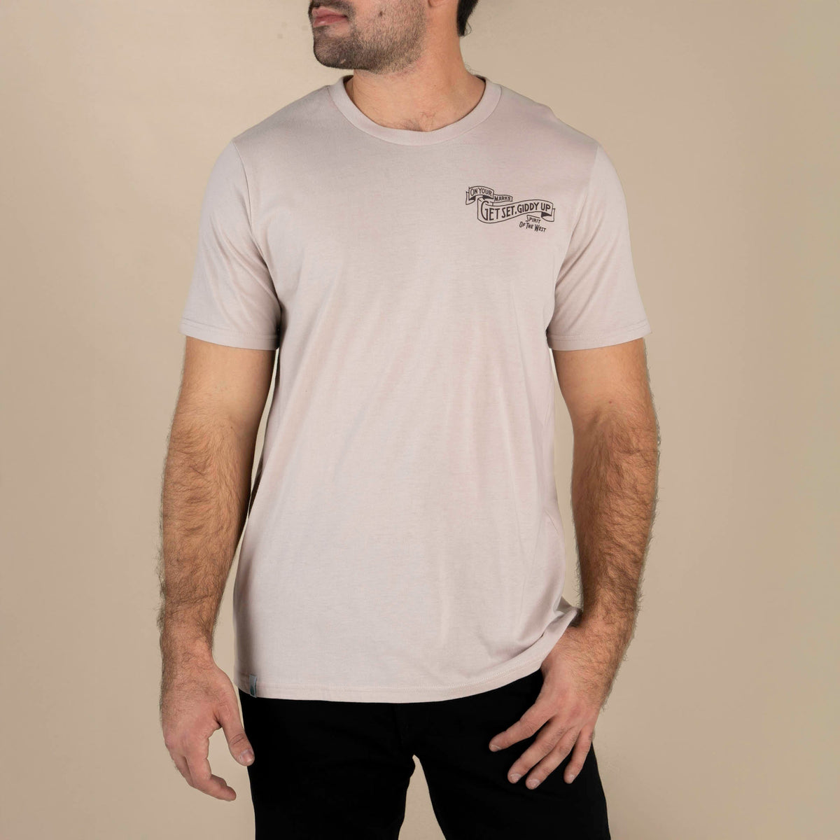 Giddy Up T-Shirt - Sand