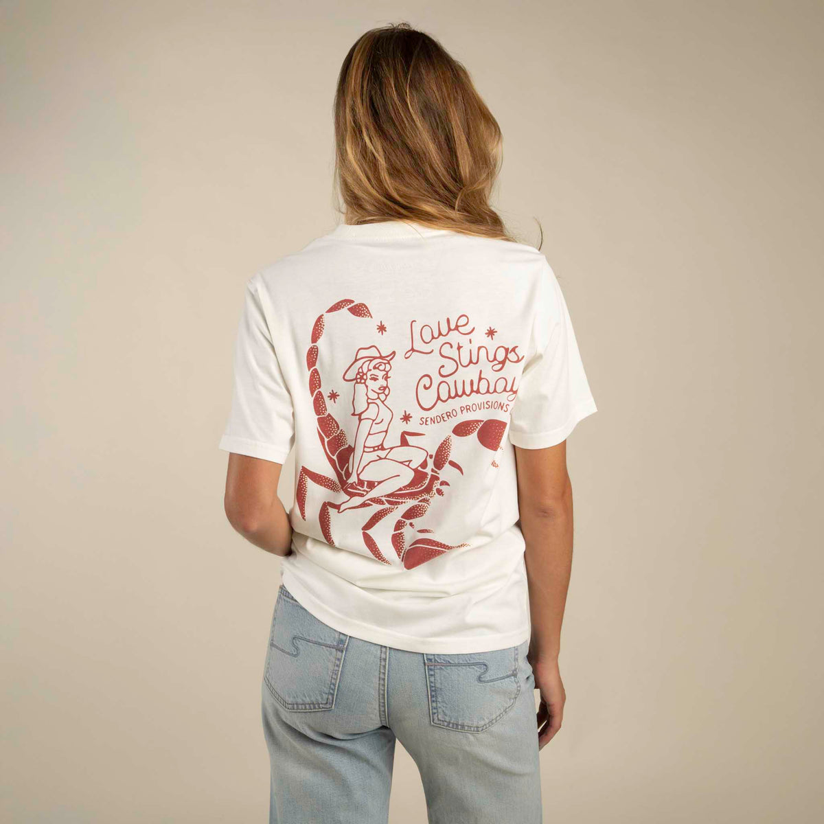 Love Stings T-Shirt - Vintage White
