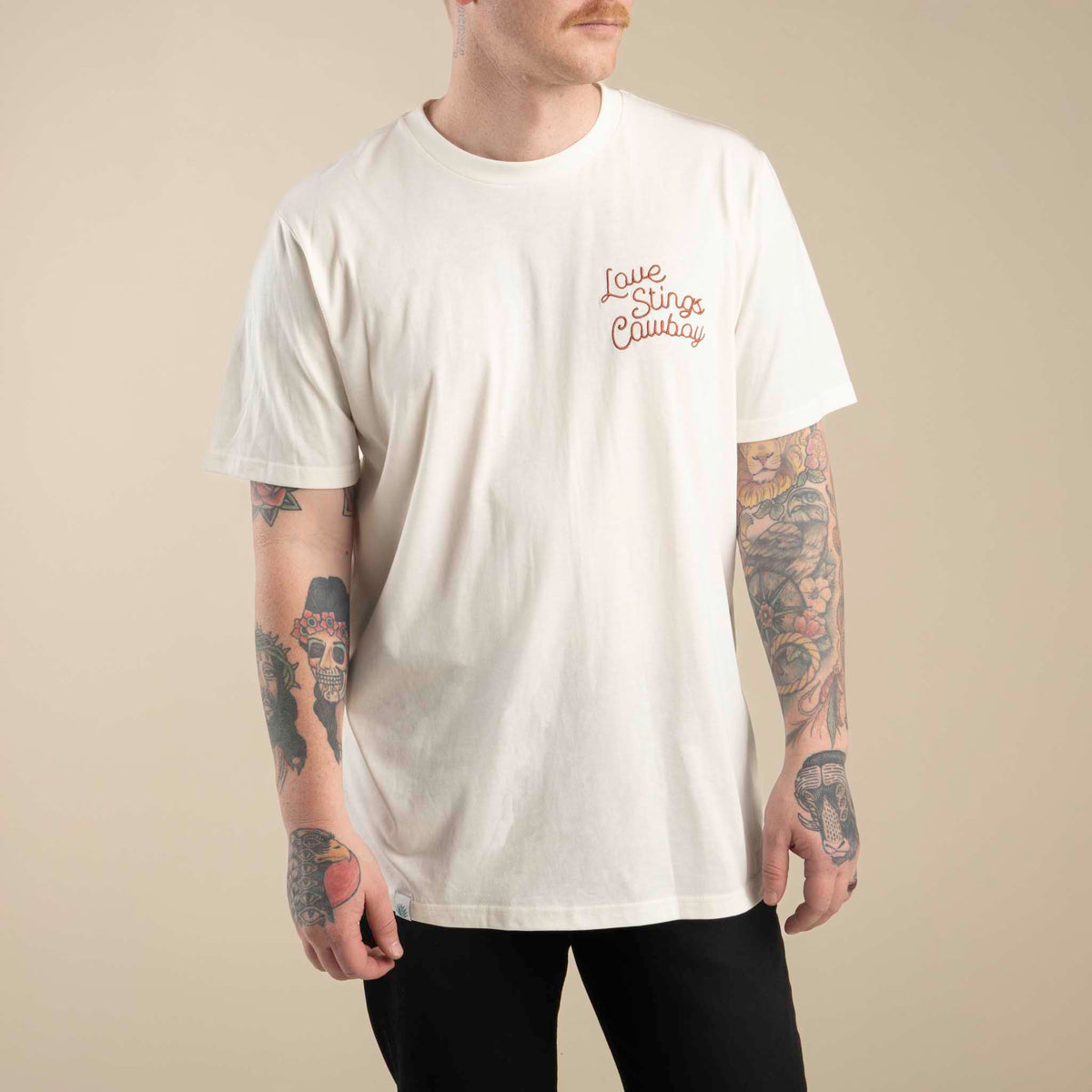 Love Stings T-Shirt - Vintage White