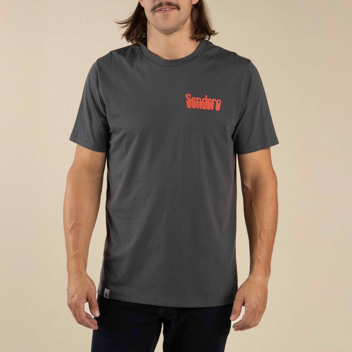 Retro Logo T-Shirt - Vintage Black