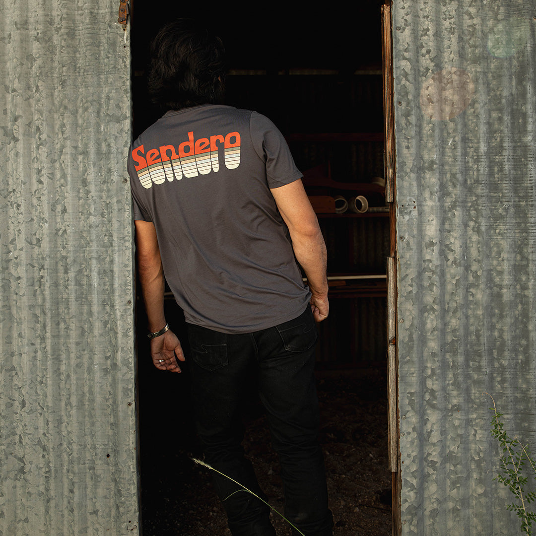 Retro Logo T-Shirt - Vintage Black
