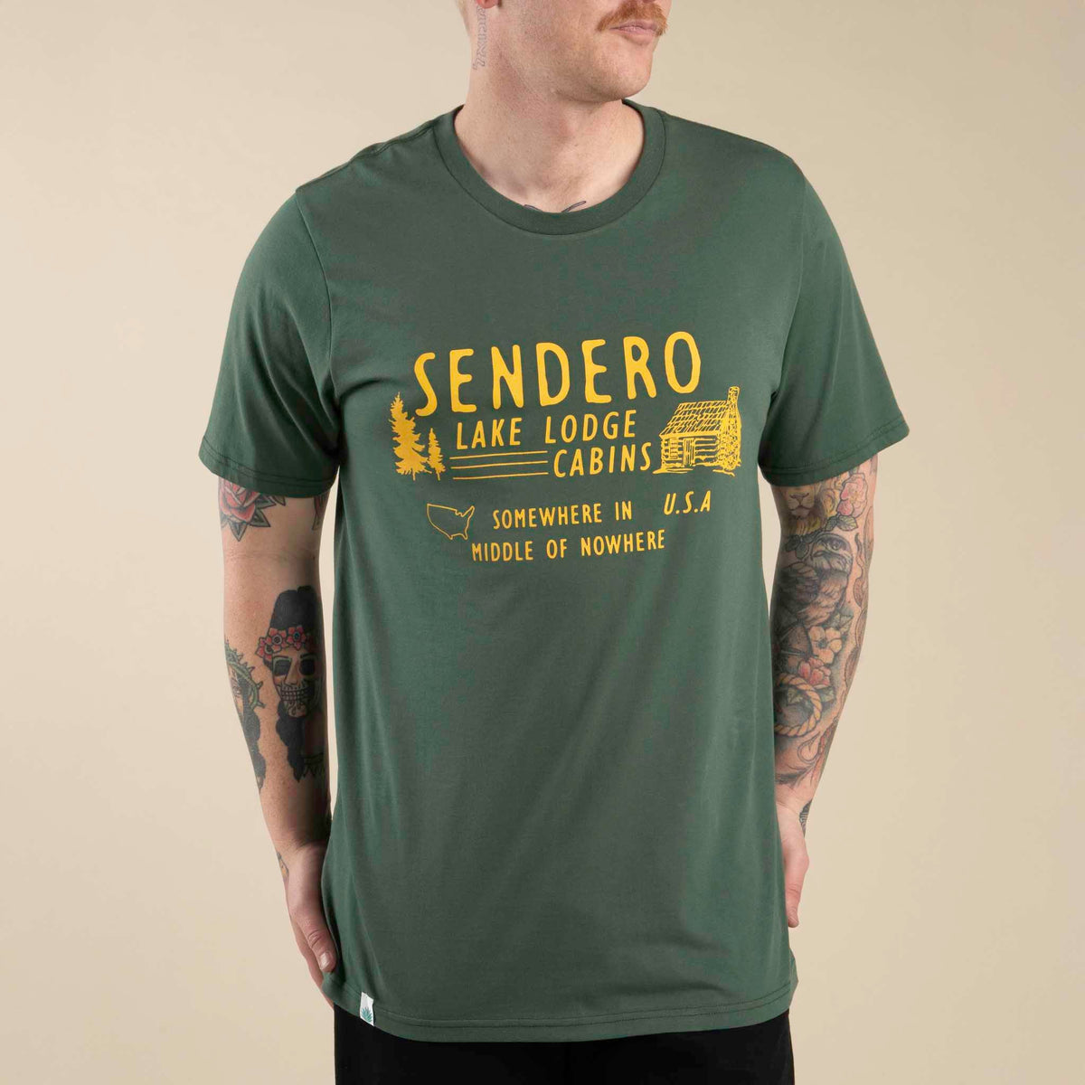Sendero Lodge T-Shirt - Hunter Green