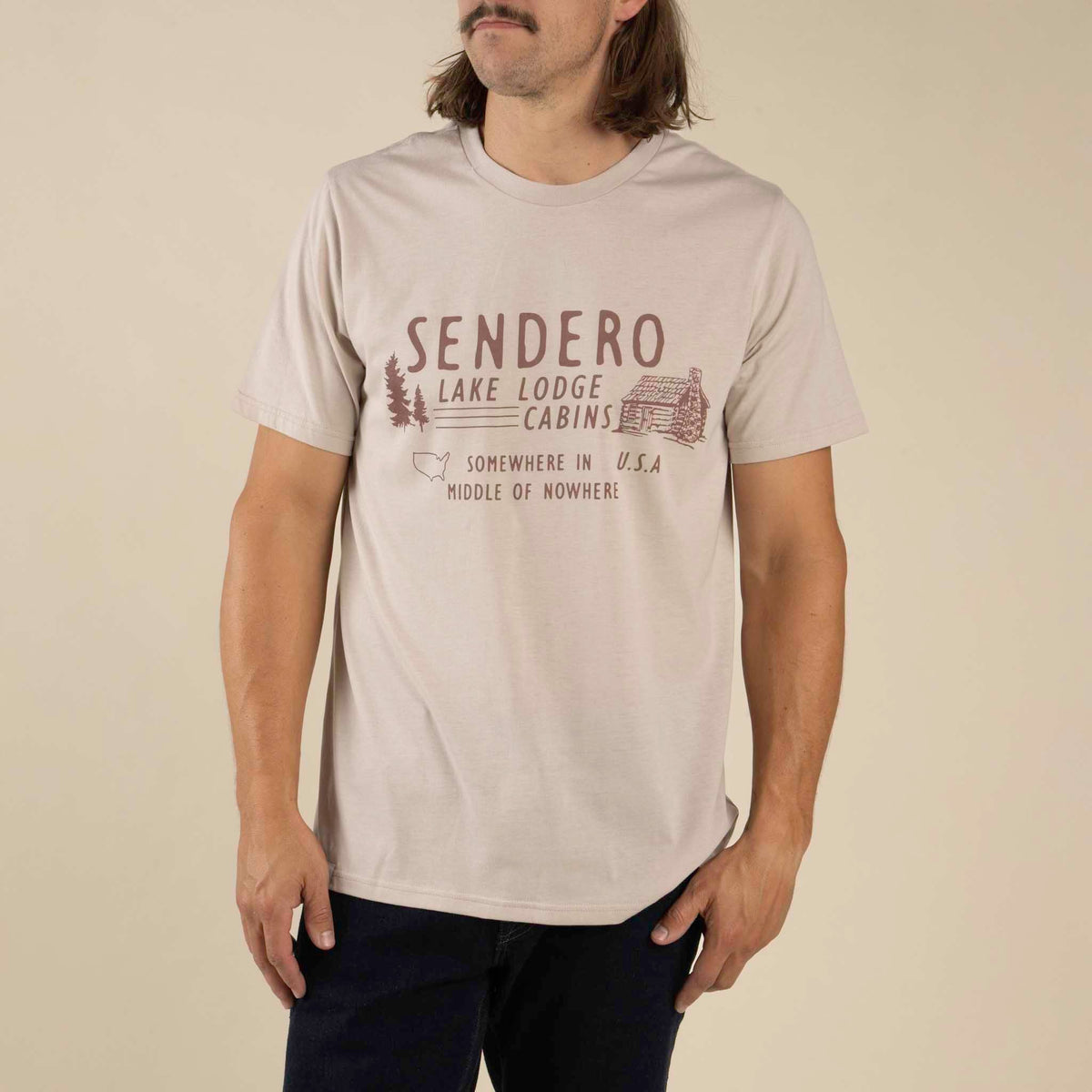 Sendero Lodge T-Shirt - Sand