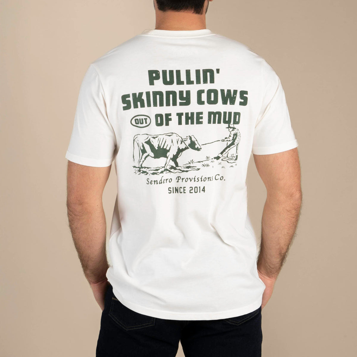 Skinny Cows T-Shirt - Vintage White