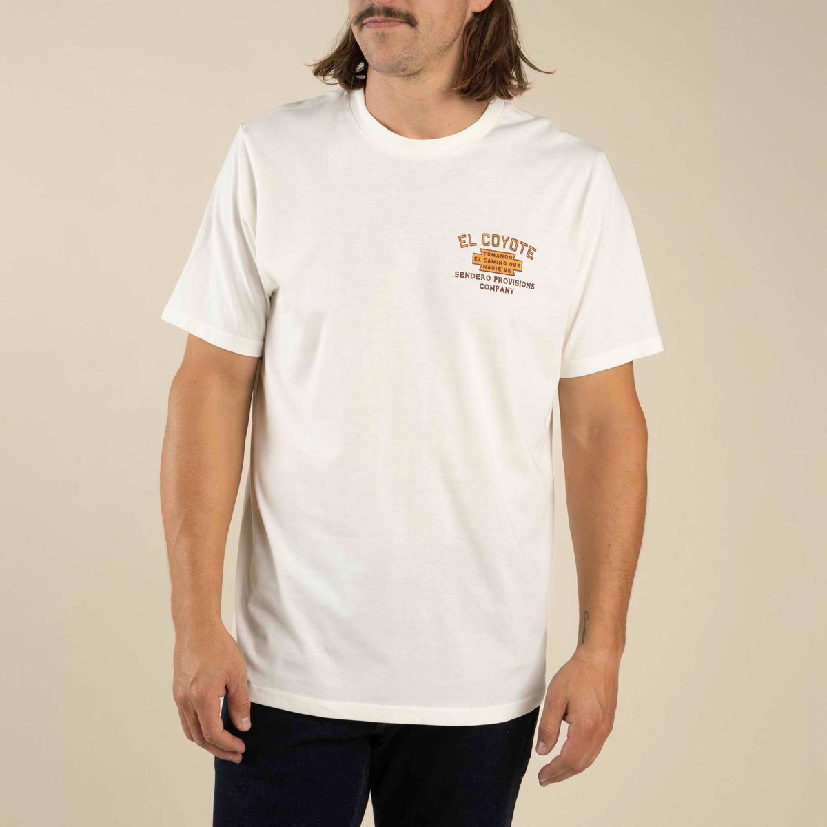 Coyote T-Shirt - Vintage White