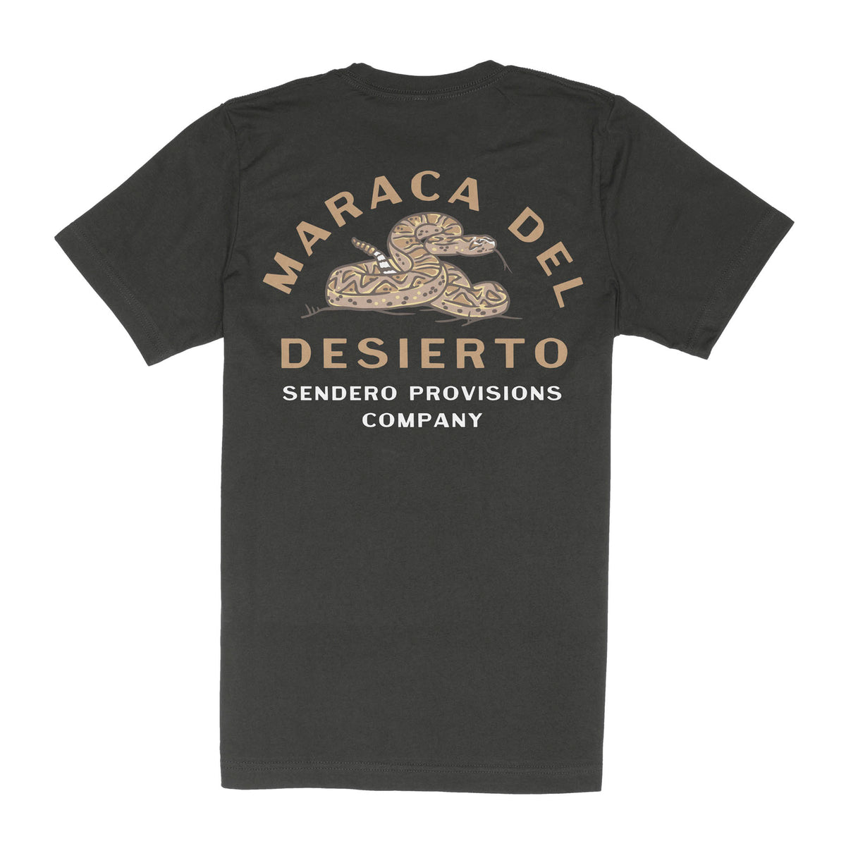 Rattlesnake T-Shirt - Vintage Black