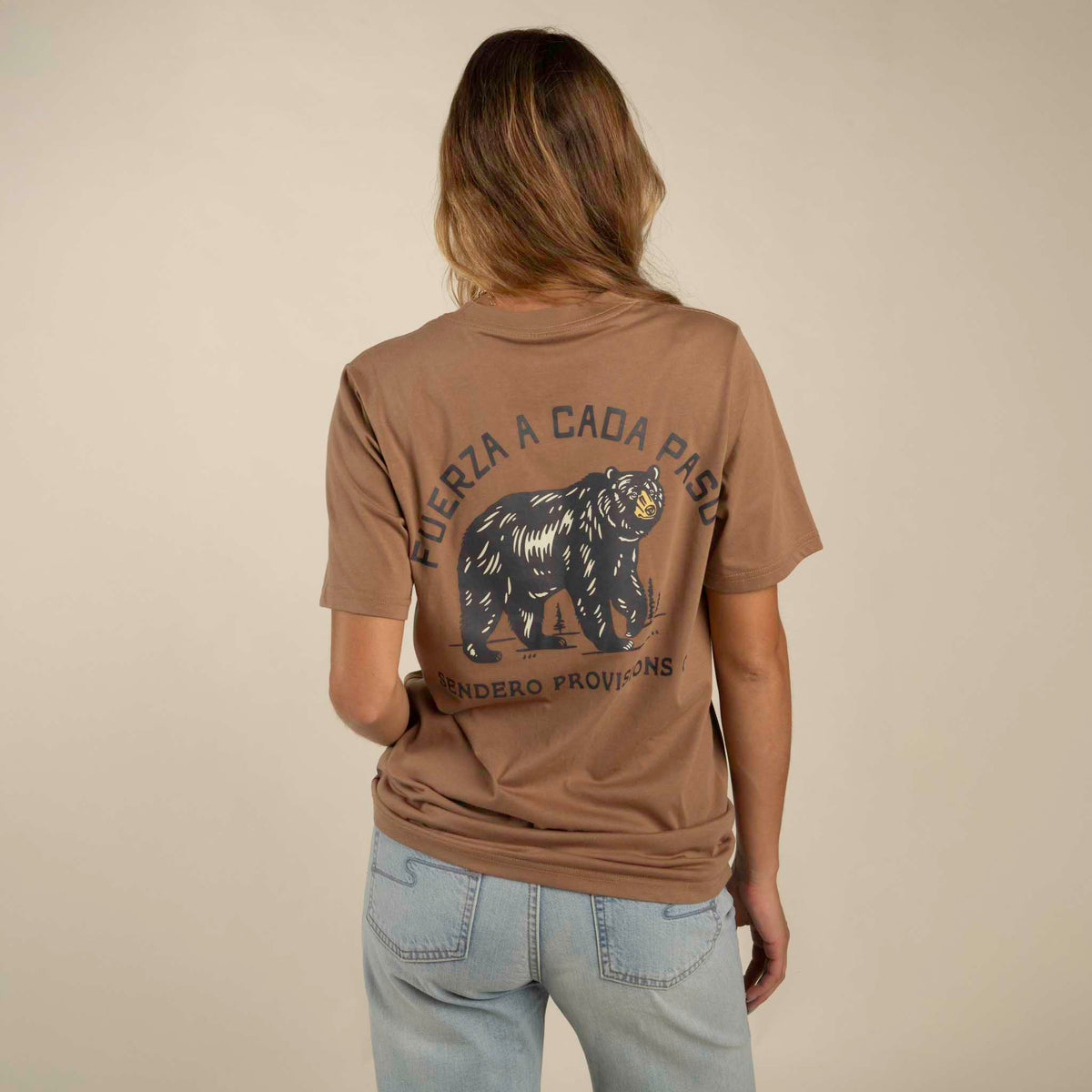 Bear T-Shirt - Light Brown