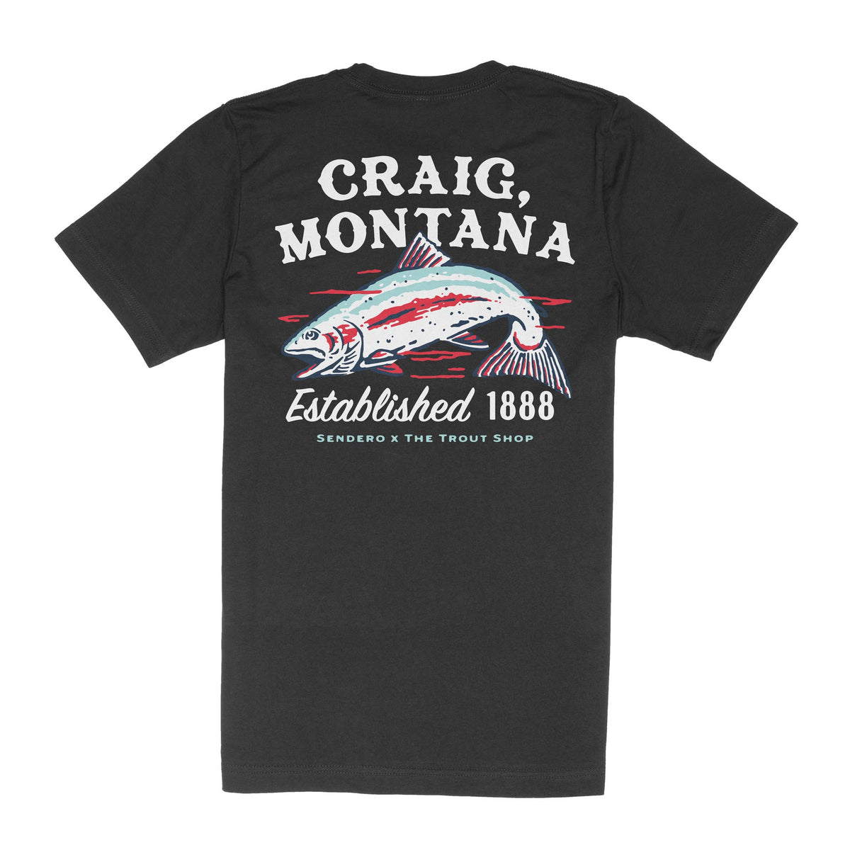 Craig, Montana T-Shirt - Black