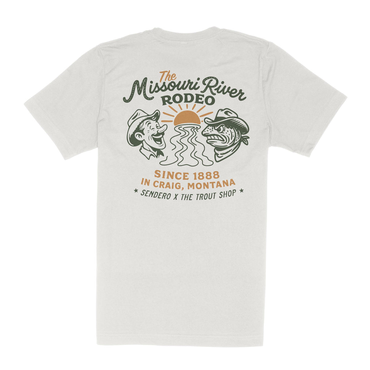 Missouri River Rodeo T-Shirt - Vintage White
