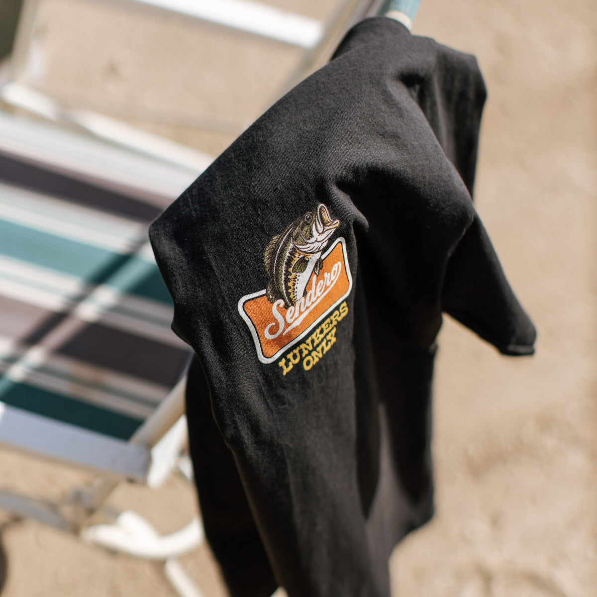Lunkers Only Standard T-Shirt - Black