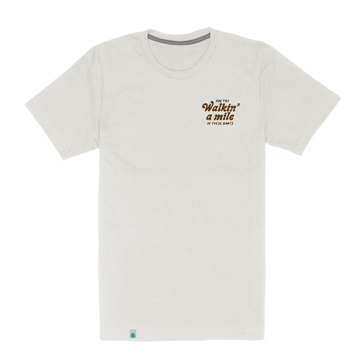 Walkin' A Mile T-Shirt - Vintage White