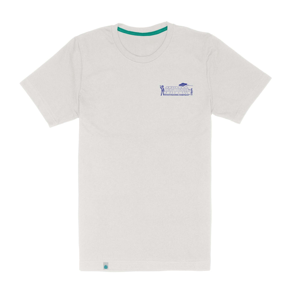 Cowboy Lift Off T-Shirt - Vintage White/Navy