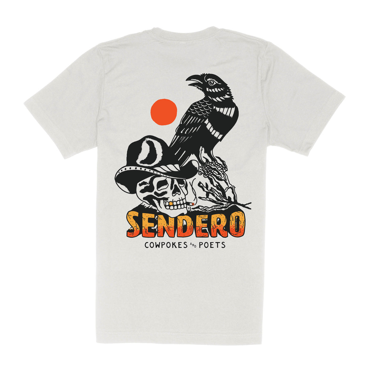 Cowpokes & Poets T-Shirt - Vintage White
