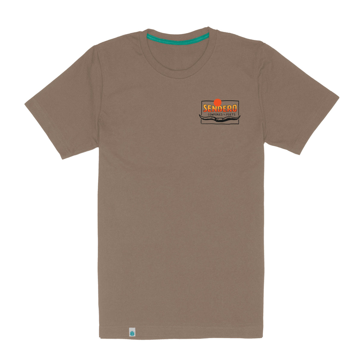 Cowpokes & Poets T-Shirt - Light Brown