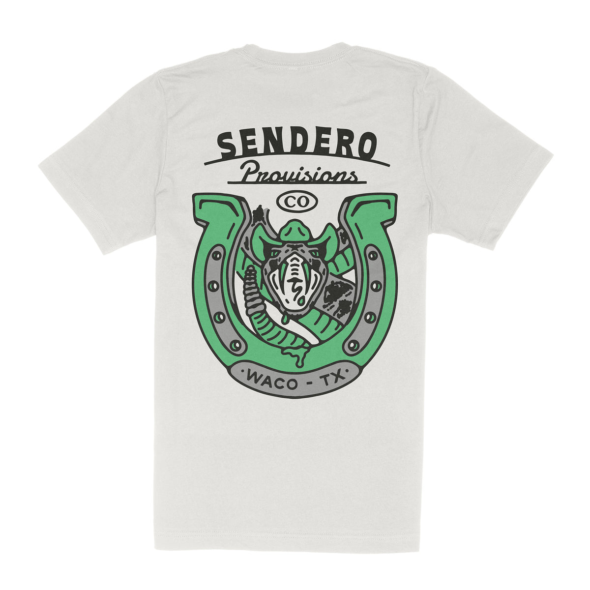 Snake Luck T-Shirt - Vintage White