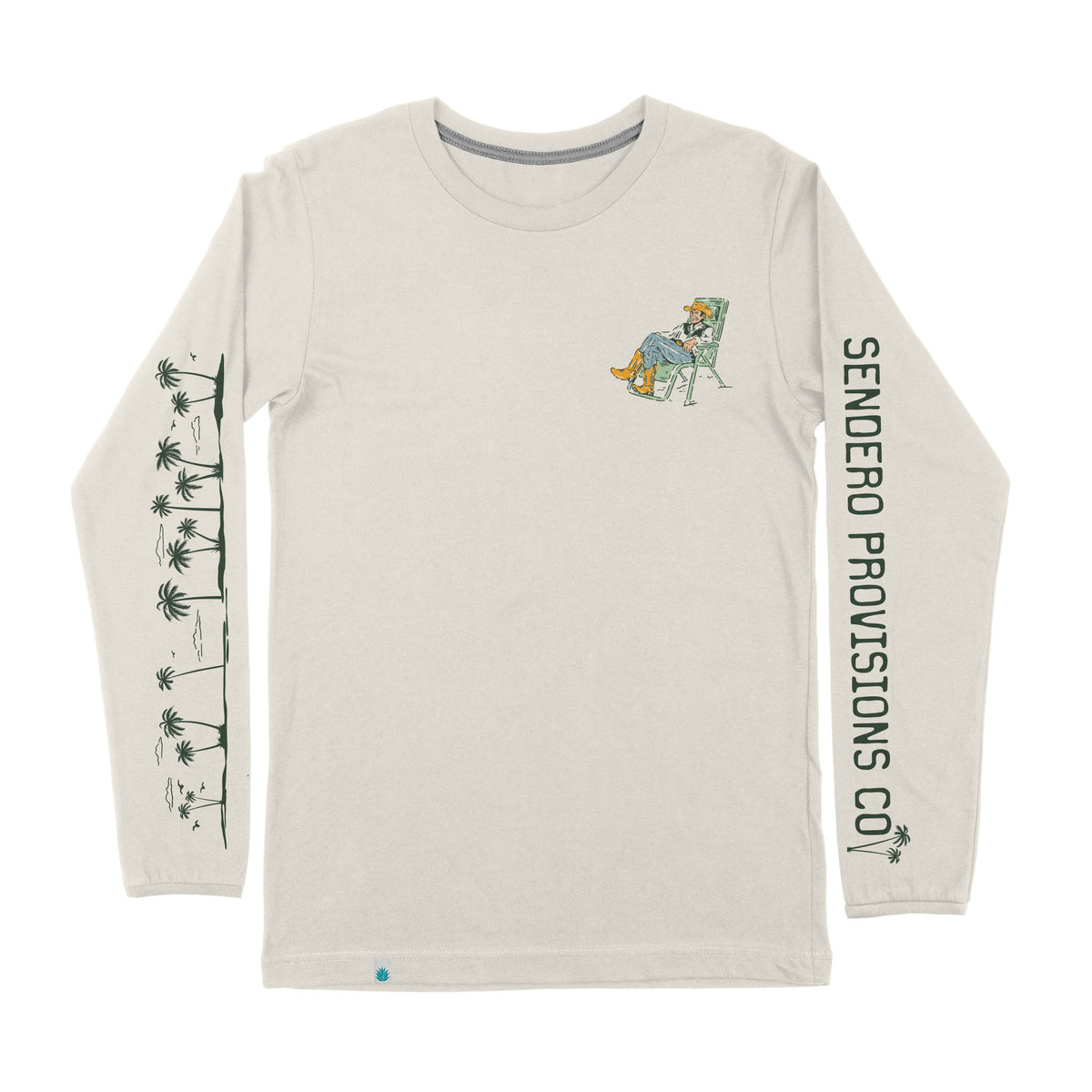 Oasis Long Sleeve T-Shirt - Vintage White