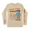 Danger Cowboy Long Sleeve T-Shirt - Cream