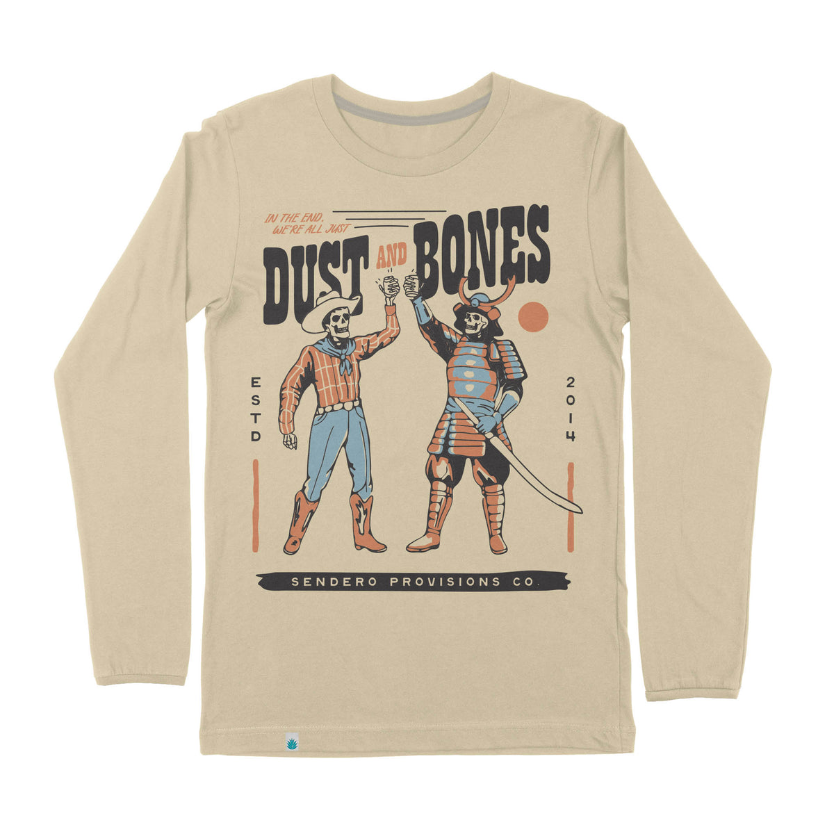 Dust & Bones Long Sleeve T-Shirt - Cream