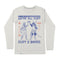 Dust & Bones Long Sleeve T-Shirt - Vintage White