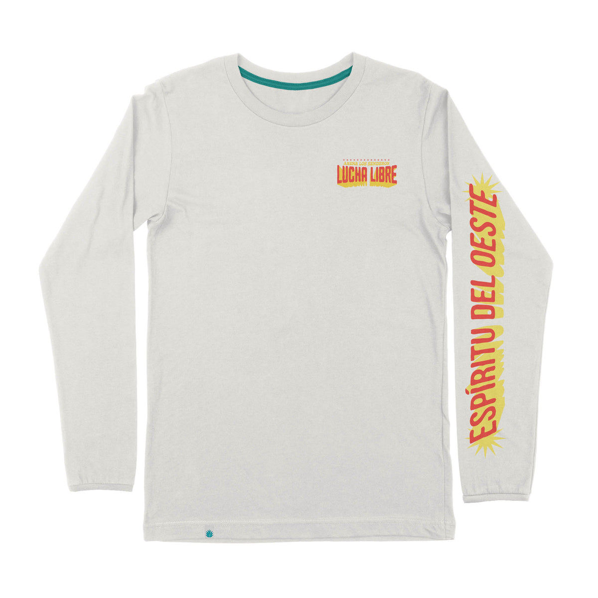 Lucha Libre Long Sleeve T-Shirt - Vintage White