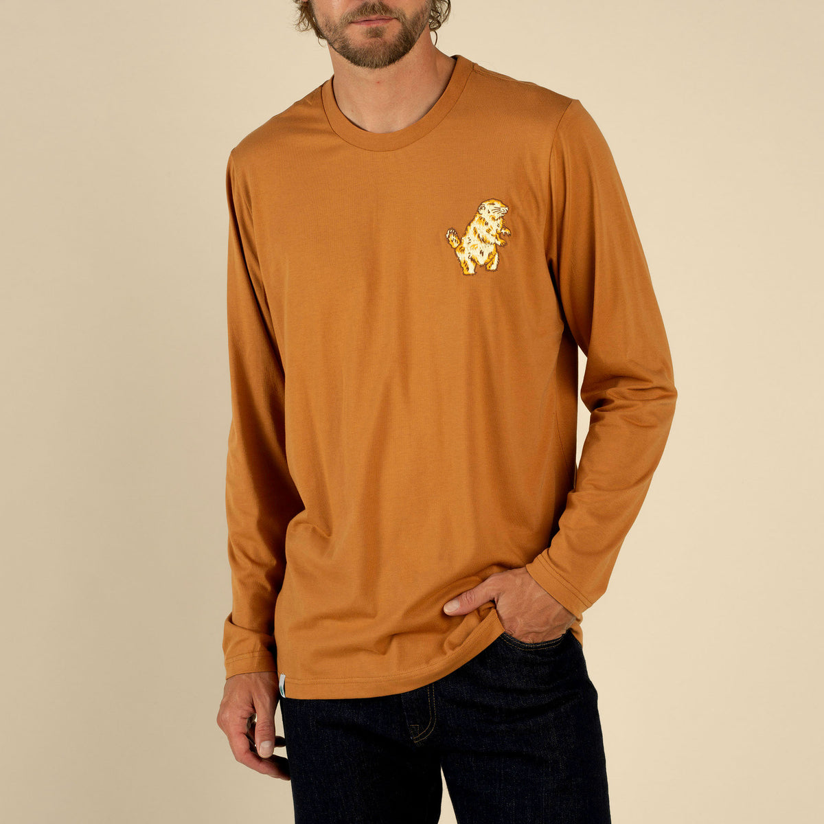 Prairie Dog Long Sleeve T-Shirt - Meerkat