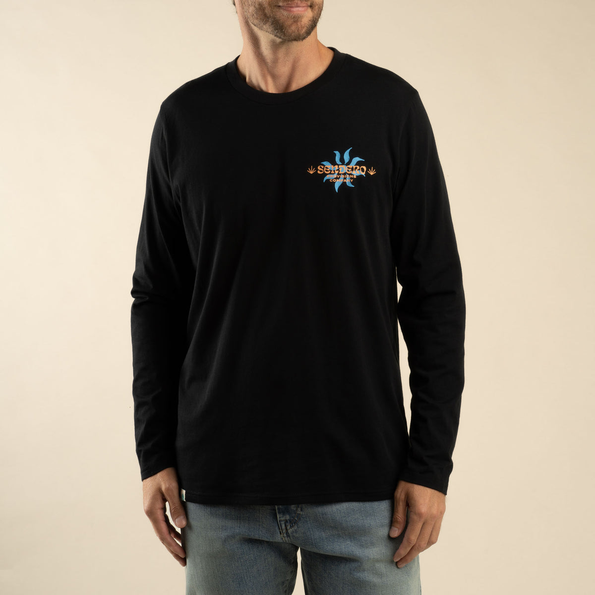 Sol Vida Long Sleeve T-Shirt - Black