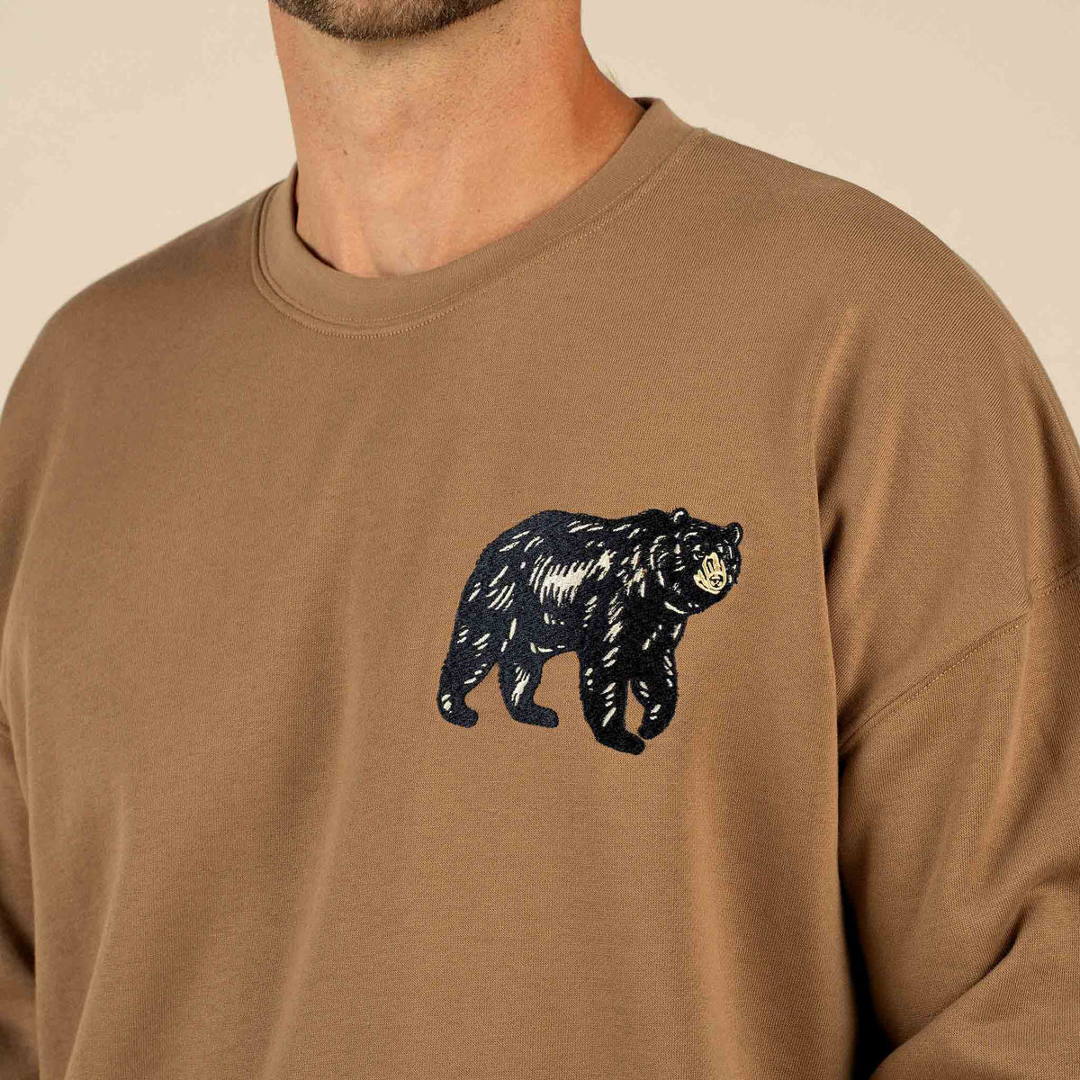 Bear Sweatshirt - Light Brown
