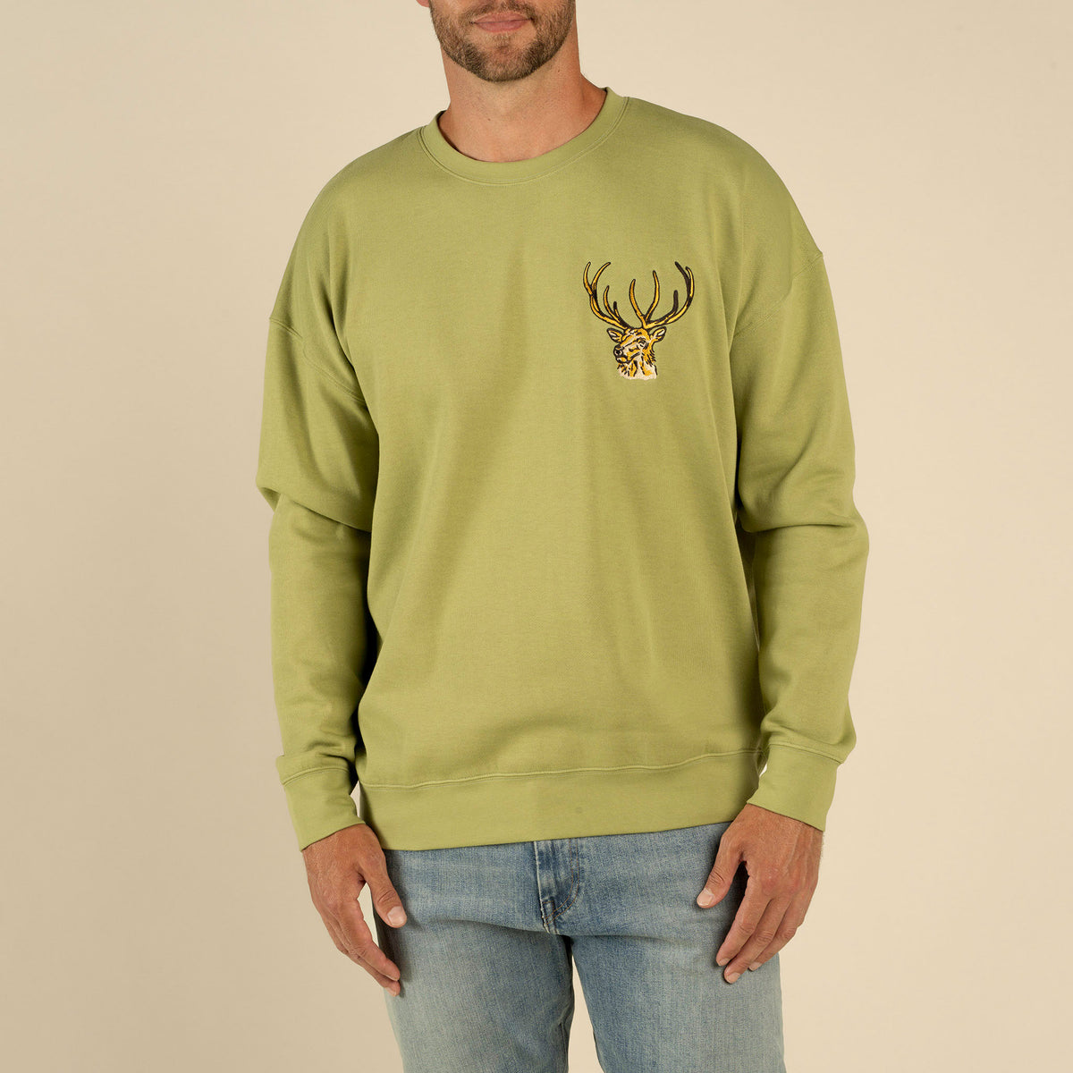 Elk Sweatshirt - Sage