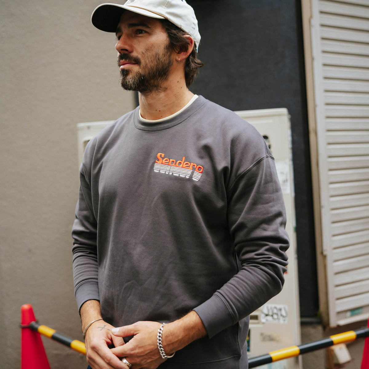 Retro Sendero Logo Sweatshirt - Vintage Black