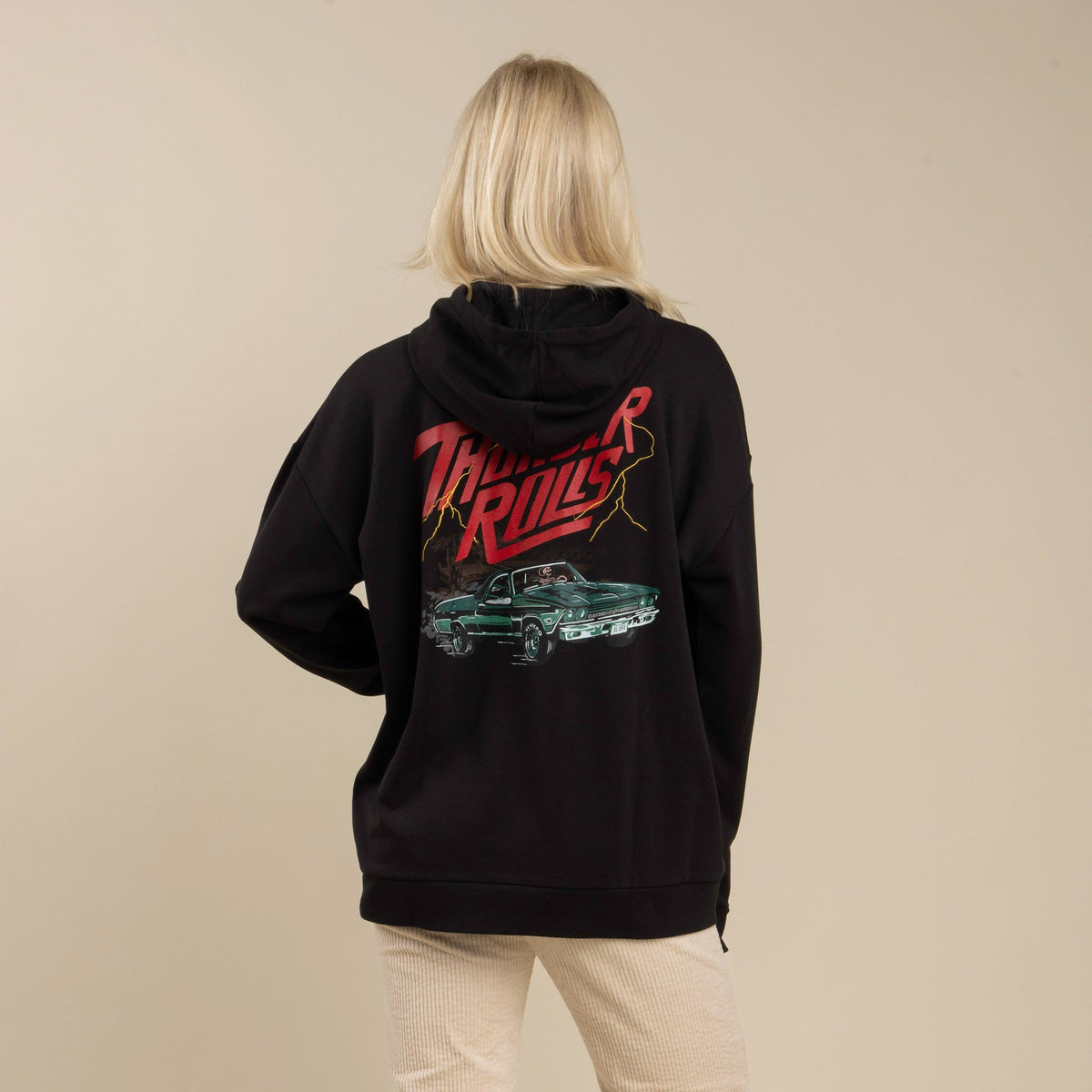 Thunder Rolls Hoodie - Black
