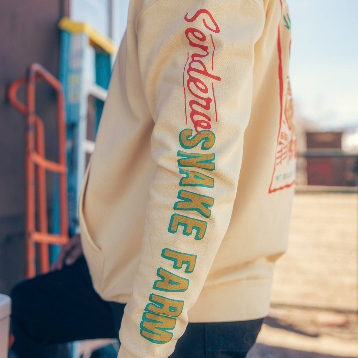 Snake Farm Hoodie - Cream