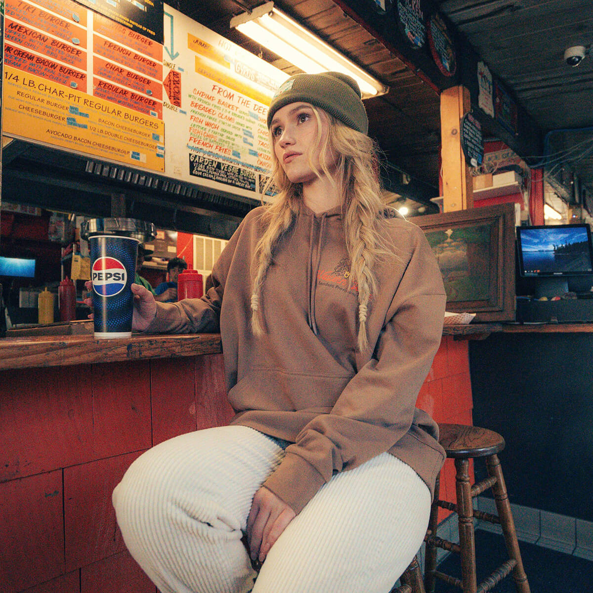 Official Western Hoodie - Light Brown