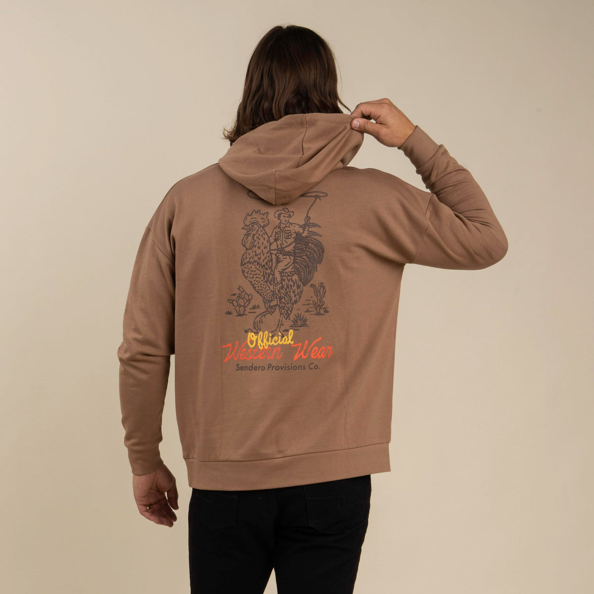 Official Western Hoodie - Light Brown