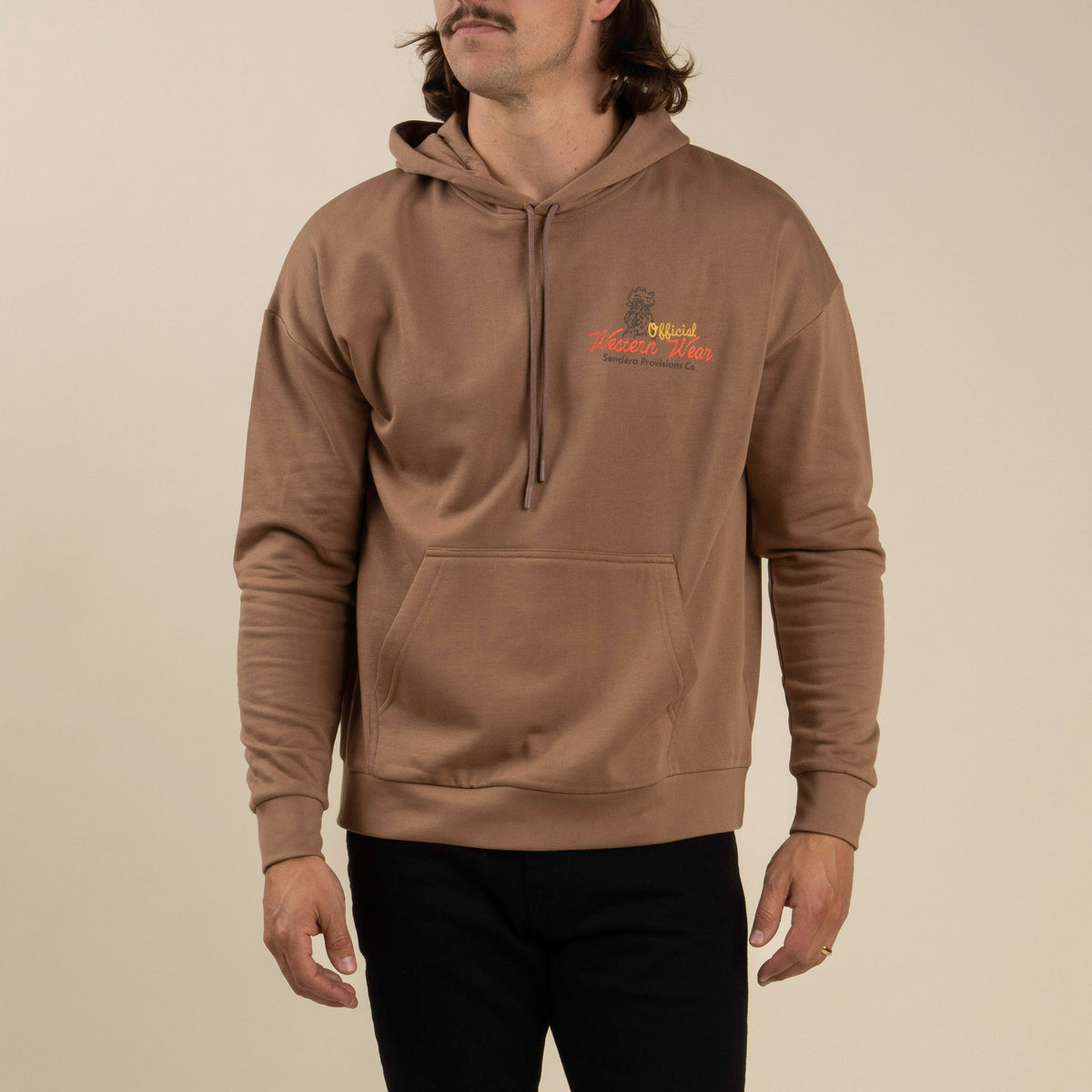 Official Western Hoodie - Light Brown